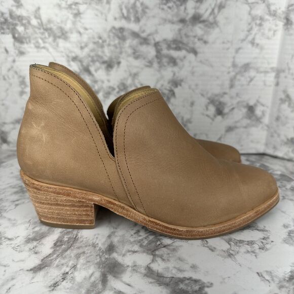 Nisolo Sustainable Womens Mia Everyday Ankle Boots Bootie Shoes 8 Brown Leather - Picture 2 of 9